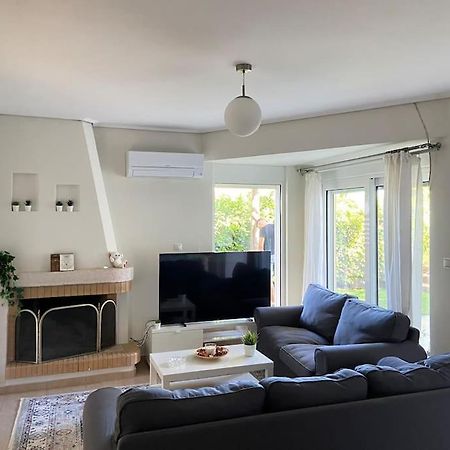 Cozy 2 Room Apartment With Garden Near Athens Air-Port Artemida  Exteriér fotografie