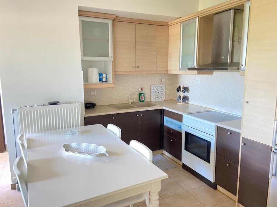 Cozy 2 Room Apartment With Garden Near Athens Air-Port Artemida  Exteriér fotografie