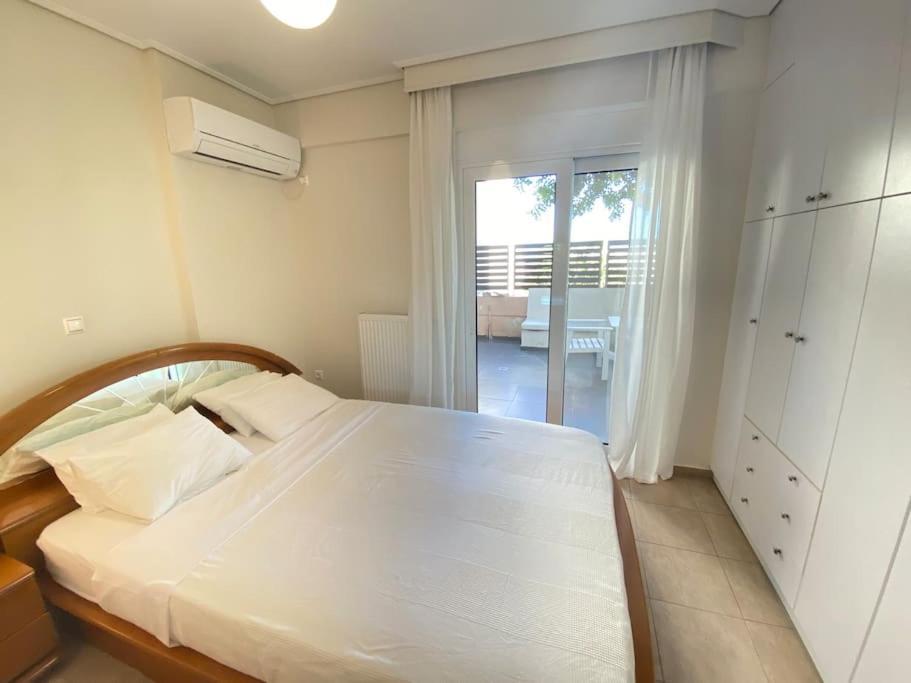 Cozy 2 Room Apartment With Garden Near Athens Air-Port Artemida  Exteriér fotografie